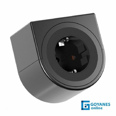 Enchufe para mueble PIX HOLDER negro 0,2m