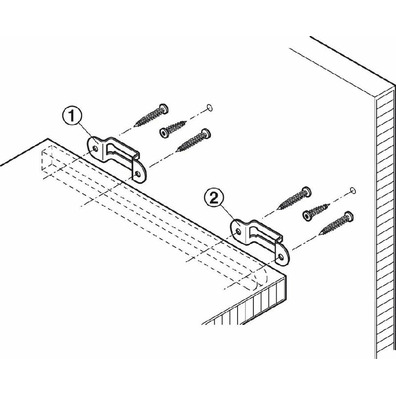 Tornillos de unión, modular, con punta, para monta
