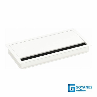 Pasacables LOOP SQUARE blanco 120x240mm