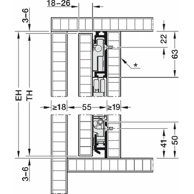 Herraje para puerta corrediza y giratoria, Hawa Co