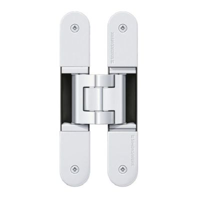 Bisagra Tectus TE 340 3D RAL 9016 blanco mate 80kg
