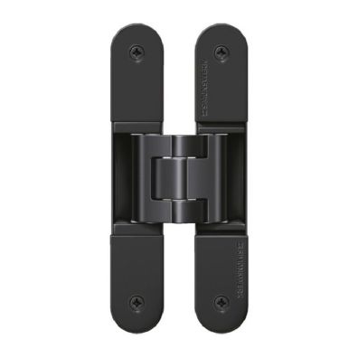 Bisagra Tectus TE 340 3D RAL 9005 negro mate 80kg