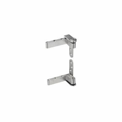 Bisagra pivotante desplazada al marco inox