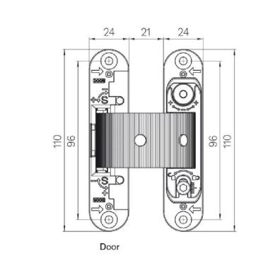 Sistema autocierre KRONA Kiker cromo satinado
