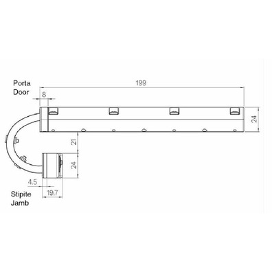 Sistema autocierre KRONA Kiker cromo satinado