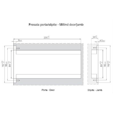 Sistema autocierre KRONA Kiker cromo satinado