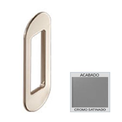 Tapa cerradero SPINOFF magnético cromo satinado