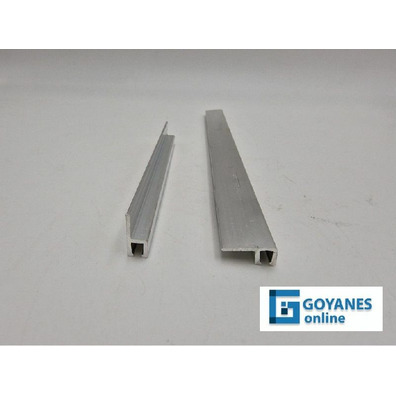Perfil alumino soporte polipelo Strip3,5 2000m und