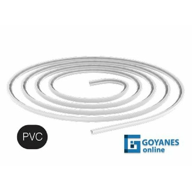 Junta de goma para filomuro flexible negra 6m