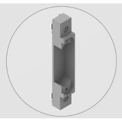 Adaptador bisagra K8060 filomuro flexible blanco
