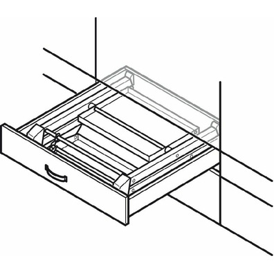 Escalón plegable, Hailo Step*Fix, acero