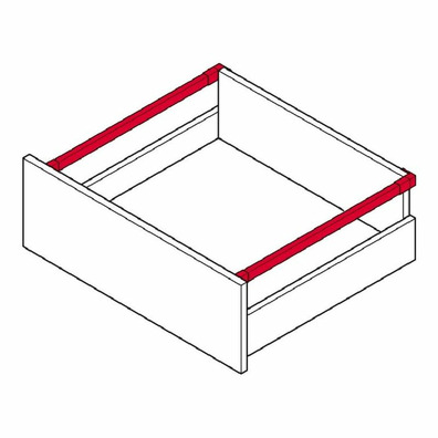 Jg. varilla Slim Box antracita 400mm