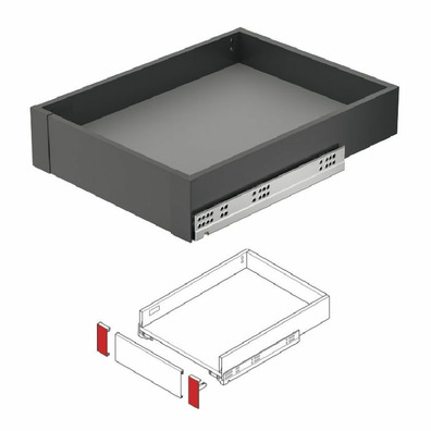 Enganches cajón interior 89mm Slim Box antracita