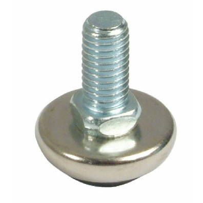 Tornillo de ajuste, rosca M10, fijo, con placa bas