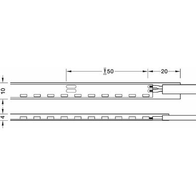 Tira LED, Häfele Loox5 LED 3099 24 V 2 polos (mono