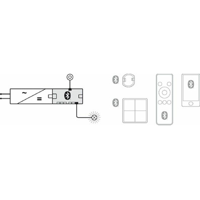 Distribuidor de 6 contactos, Häfele Connect Mesh 2