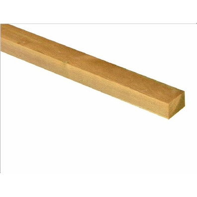 Rastrel pino tratado 2500x60x40 metro lineal