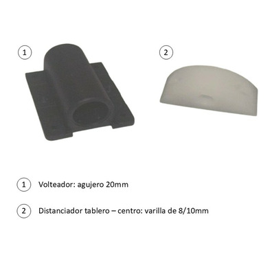 Volteador para abatibles