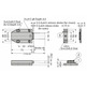 Pulsador iman superficie negro ML-120BL