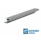 Perfil GOLA mueble alto 19mm plata mate  3m ml