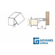 Perfil GOLA mueble alto 19mm plata mate  3m ml