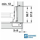 Bisagra SALICE FRIGO ESPECIAL C2ABF99 (sin base)