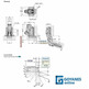 Bisagra HEAVY DUTY J-160º con damper c/base