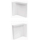 Tapa colgador Libra H11 blanca derecha Gris antracita