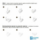 Herraje para tapa giratorio Slide and Swivel SS70