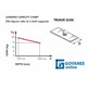 Tente TRIADE SLIM soporte balda 15kg c/regulación