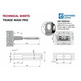 Tente TRIADE PRO MAXI soporte balda 40kg c/regulac