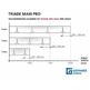 Tente TRIADE PRO MAXI soporte balda 40kg c/regulac