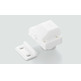 Cuerpo+contrachapa cerradura push TLP blanco