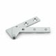 Bisagra pivotante superacodada inox izquierda