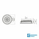 Herraje unión FASTMOUNT hembra acústico VL-PF3