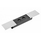Regleta empotrable PRESTINO 2 enchufes+USB alu