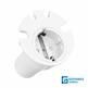 Enchufe con pasacables LOOP IN blanco RAL9010