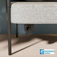 Enchufe para mueble PIX HOLDER negro 0,2m