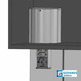 Tapa interior mueble para regleta ELEVATOR inox