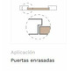 Bisagra KRONA K2000 CS HD 160x30mm cromo satinado