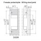 Bisagra Krona K6700 CS HD 111,5x29mm cromo satina