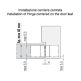 Bisagra Krona K6700 CS HD 111,5x29mm cromo satina
