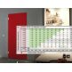 Bisagra Krona K7080 NO HD negro opaco