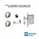 Cerradura puerta corredera red.níq llaves iguales
