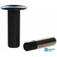 Retenedor magnetico puerta embutir suelo negro