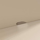 Soporte níquel herraje unión TRIS + tornillo