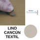 Tapón adhesivo para tornillo ø13mm lino cancún textil