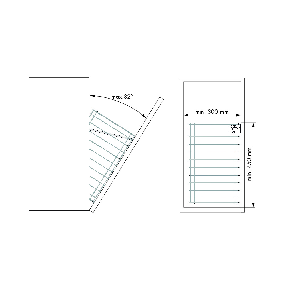 Mesa planchado abatible CLASSIC - Menage Confort